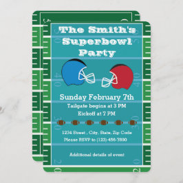 Invitación a la fiesta de Superbowl