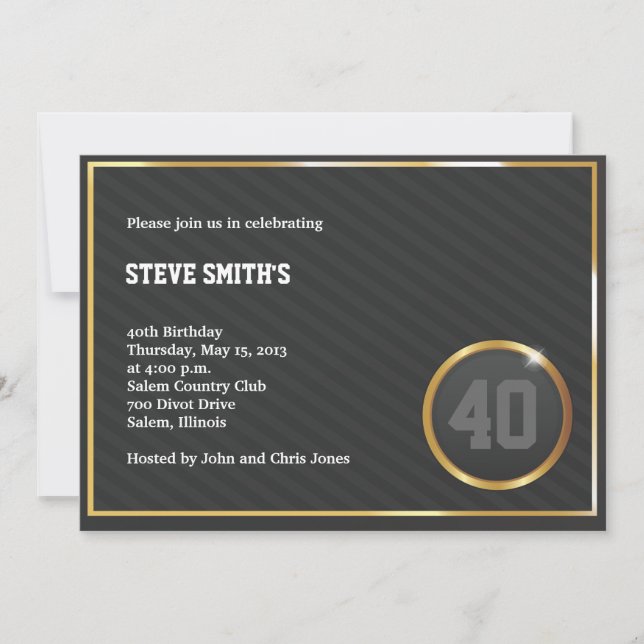 Invitación a la fiesta de Swagger (Anverso)