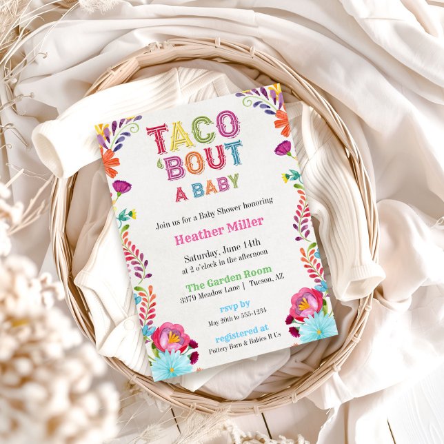 Invitación a la Fiesta de Taco para Baby Shower (Subido por el creador)