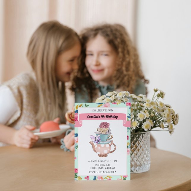 Invitación a la Fiesta de Té Caprichosa (Subido por el creador)