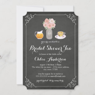 Invitación a la fiesta de té de despedida de solte
