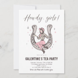 Invitación a la Fiesta de Té de Galentines