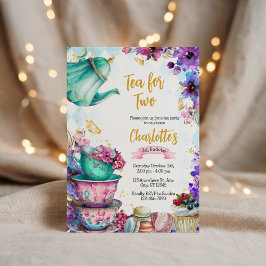 Invitación a la fiesta de té del país de las marav