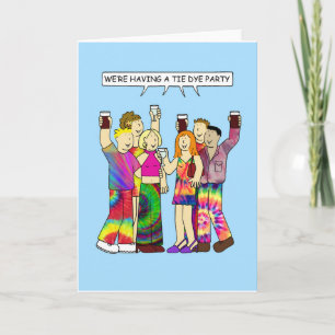 Invitación a la fiesta de tinte de lápiz