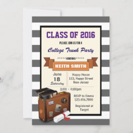 Invitación a la fiesta de Trunk Universitario. Par