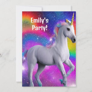 Invitación a la fiesta de Unicornio