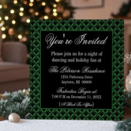 Invitación a la fiesta de vacaciones de Glam en el