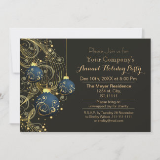Invitación a la fiesta de vacaciones de la empresa