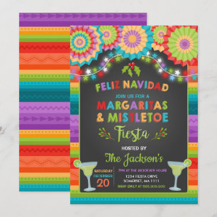 Invitación a la fiesta de vacaciones de Margaritas