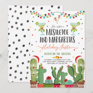 Invitación a la fiesta de vacaciones de Mistletoe