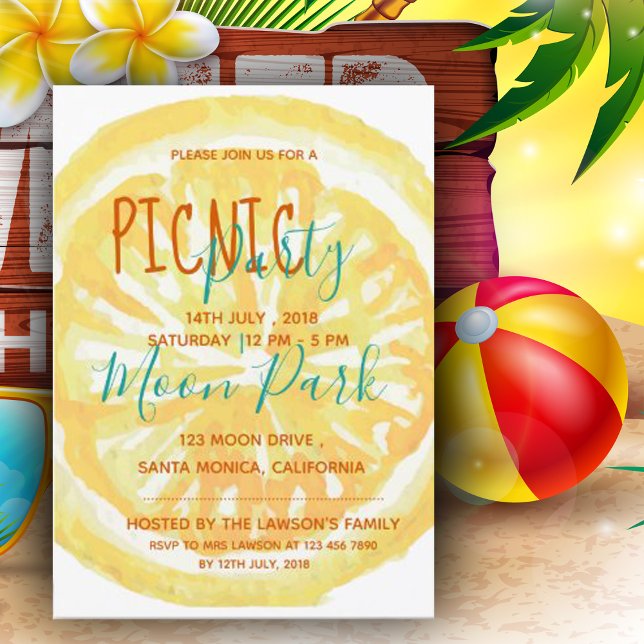 Invitación a la fiesta de verano (Subido por el creador)