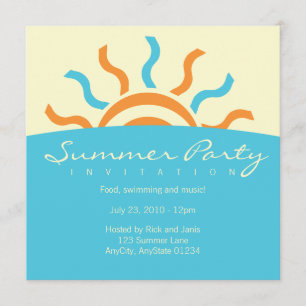 Invitación a la fiesta de verano