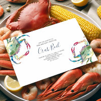 Invitación a la fiesta de verano de Crab Boil
