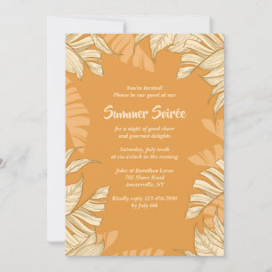 Invitación a la fiesta de verano de Fronds