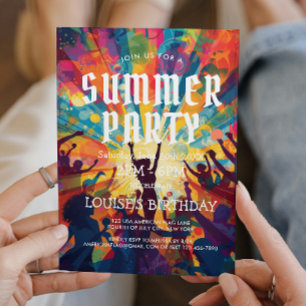 Invitación a la Fiesta de Verano de la Multitud Co