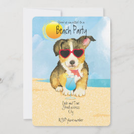 Invitación a la fiesta de verano de Pembroke Welsh