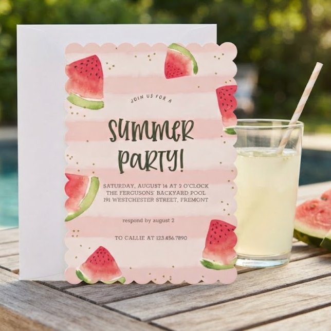 Invitación a la fiesta de verano de sol y buenas v (Subido por el creador)