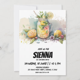 Invitación a la fiesta de verano en la playa