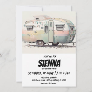 Invitación a la fiesta de verano en la playa