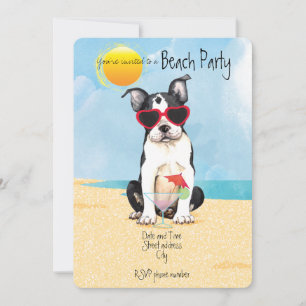 Invitación a la fiesta de verano en la playa del T