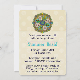 Invitación a la fiesta de Verano Nouveau