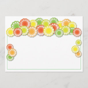 Invitación a la fiesta de verano Yellow/Naranja/