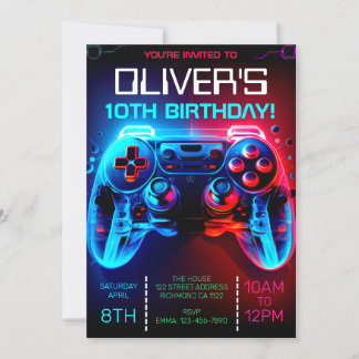 Invitación a la fiesta de videojuegos