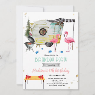 invitación a la fiesta de White Trash Bash