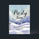 Invitación a la Fiesta de Winter Wonderland<br><div class="desc">Prepárate para celebrar la magia de la temporada con nuestras Invitaciones de Winter Wonderland. Ya sea que estés planeando una boda de invierno, una fiesta de cumpleaños nevada, un baby shower o cualquier otro evento especial, estas invitaciones establecerán el tono perfecto para tus festividades heladas. Celebremos la temporada con estilo...</div>