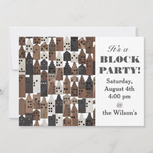 Invitación a la fiesta de Wood village