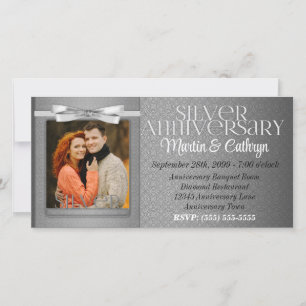 Invitación a la fiesta del 25º aniversario de boda