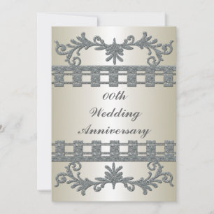 Invitación a la fiesta del 25º aniversario de boda
