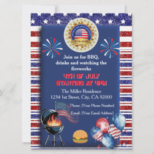 Invitación a la Fiesta del 250 Aniversario de Amér