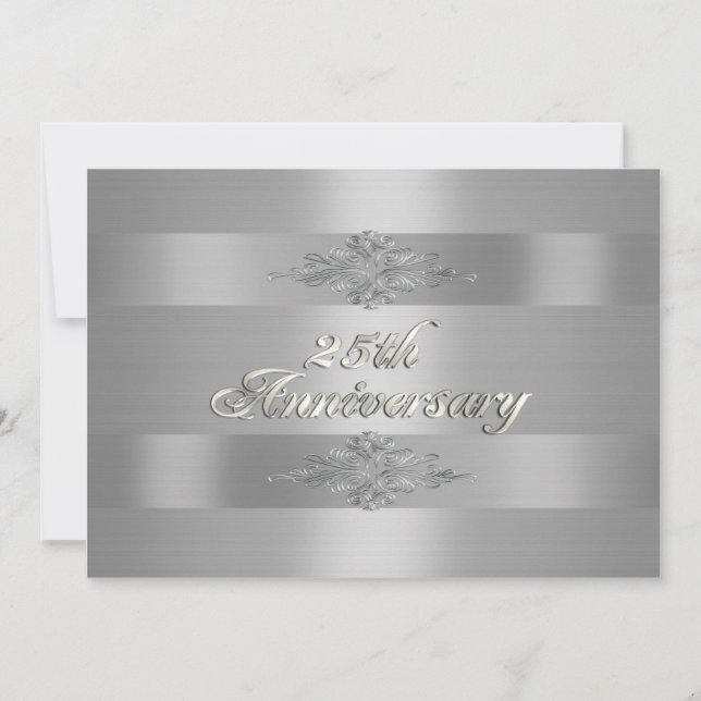 Invitación a la fiesta del 25° aniversario (Anverso)