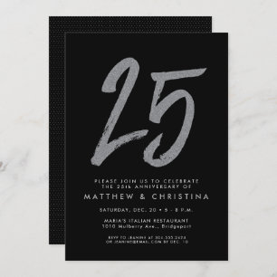 Invitación a la fiesta del 25 aniversario de Silve