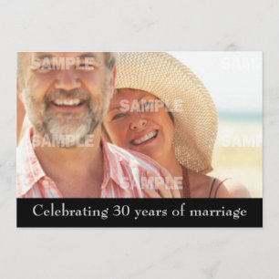 Invitación a la fiesta del 30° aniversario