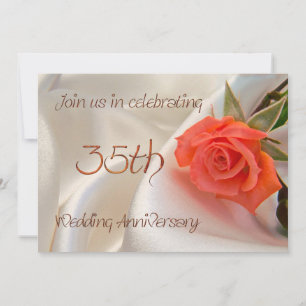 invitación a la fiesta del 35 aniversario de bodas