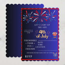 Invitación a la fiesta del 4 de julio