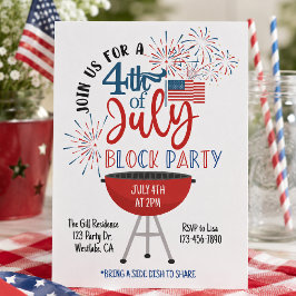Invitación a la Fiesta del 4 de Julio en la Manzan