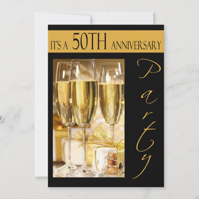 Invitación a la fiesta del 50 aniversario (Anverso)