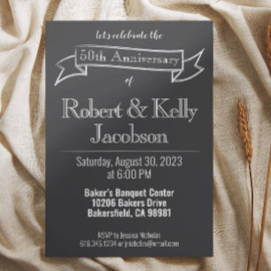 Invitación a la Fiesta del 50 Aniversario de Boda