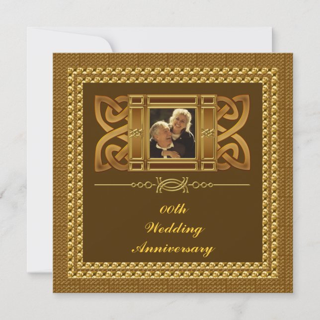 Invitación a la fiesta del 50 aniversario de bodas (Anverso)