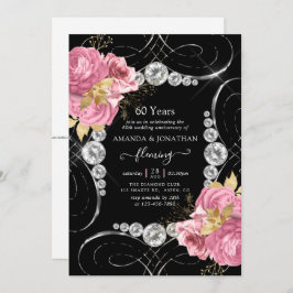 Invitación a la fiesta del 60º aniversario de boda