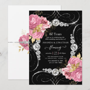 Invitación a la fiesta del 60º aniversario de boda