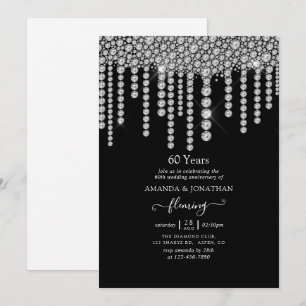 Invitación a la fiesta del 60º aniversario de boda