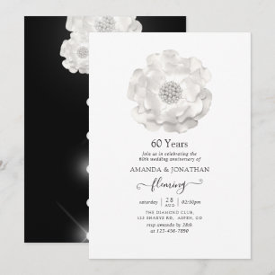 Invitación a la fiesta del 60º aniversario de boda