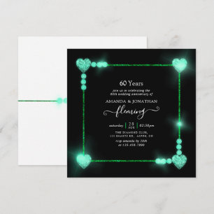 Invitación a la fiesta del 60º aniversario de boda