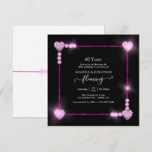 Invitación a la fiesta del 60 aniversario de bodas