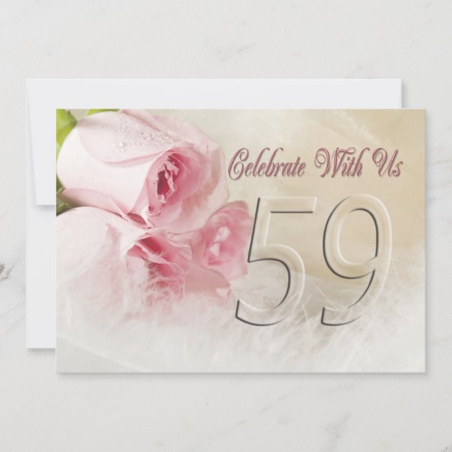 Invitación a la fiesta del aniversario durante 59  (Anverso)