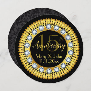 Invitación a la fiesta del aniversario personaliza